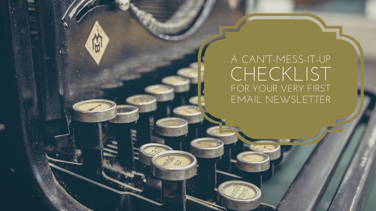 first email newsletter